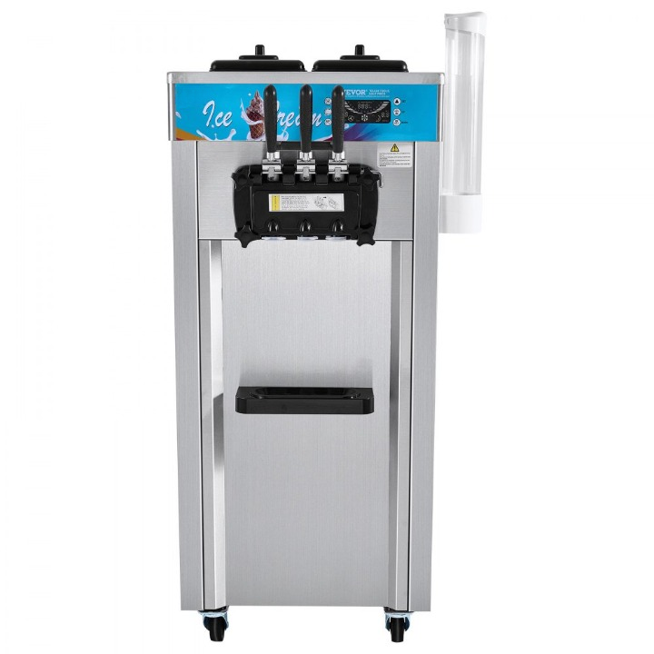 Macchina per gelato soft commerciale professionale 3 gusti, inox, pannello LED TEKMAQUINAS - 2