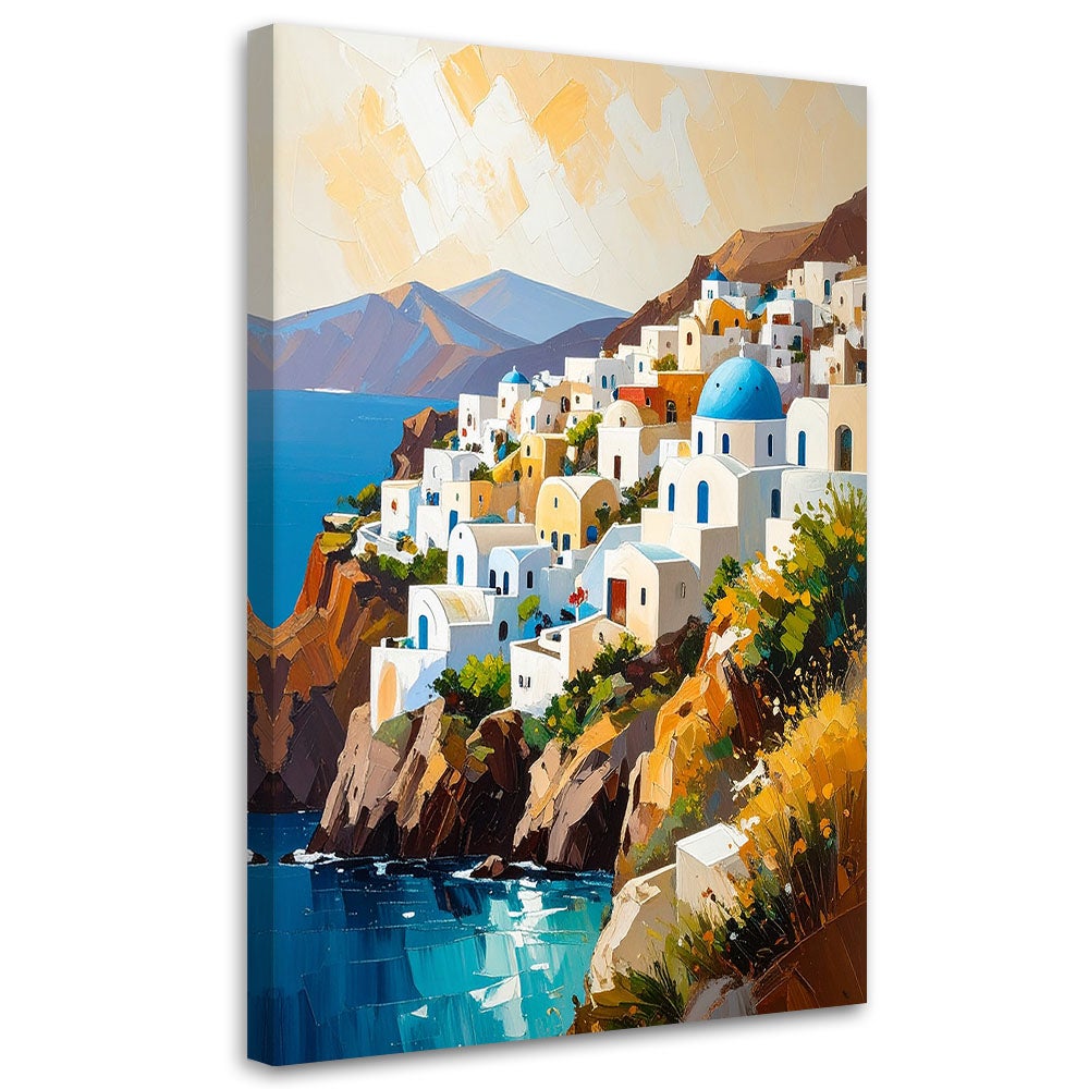 Obraz nowoczesny do salonu, Santorini Grecja Pejzaż 40x60