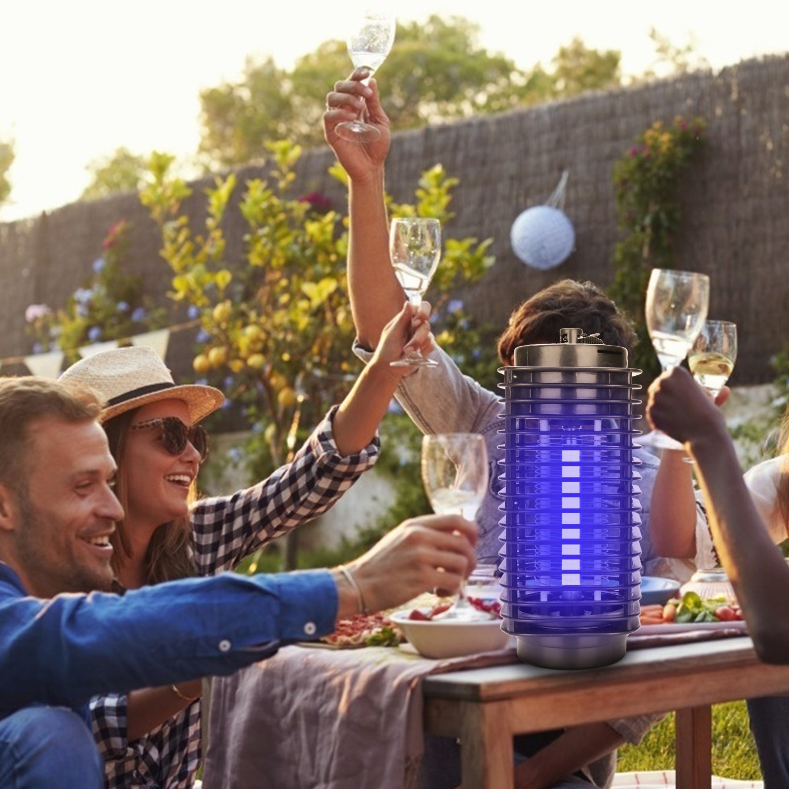 Lampe Anti Moustique 3W Lampe UV LED Tue Mouches Intérieur et Extérieur Tue Mouches Destructeur D' Electrique - 7