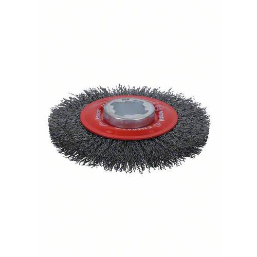 Bosch Professional 2608620732 Spazzola a Disco Ondulato Clean, per Metallo, X-Lock, Ø 115 mm, Spessore Filo 0.3 mm