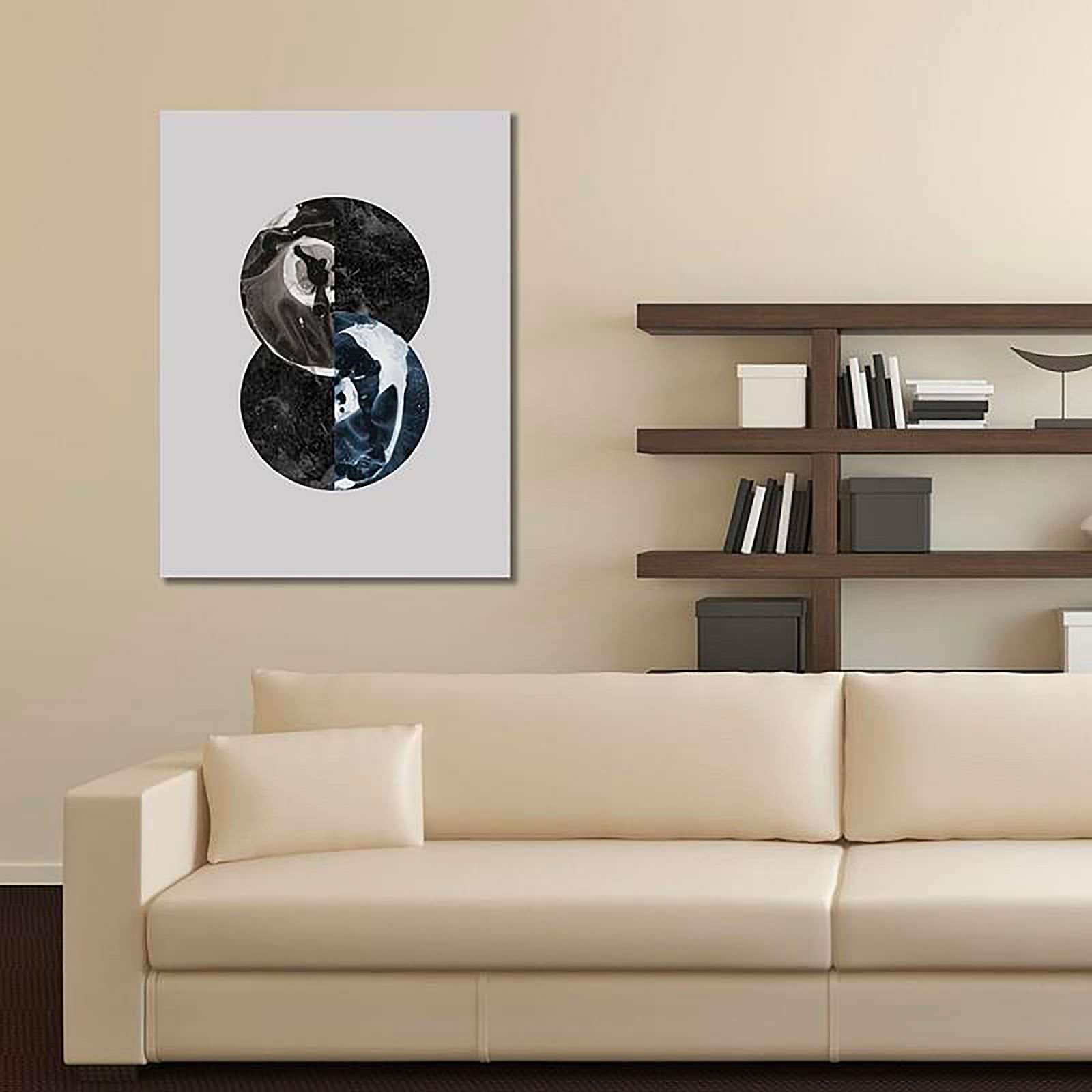 Tableau bois abstrait 15 - 40 x 50 cm - 4