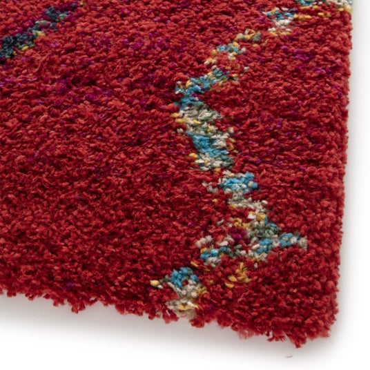 Tapis motif berbère - Azilal - Rouge - 160 x 230 cm - 5