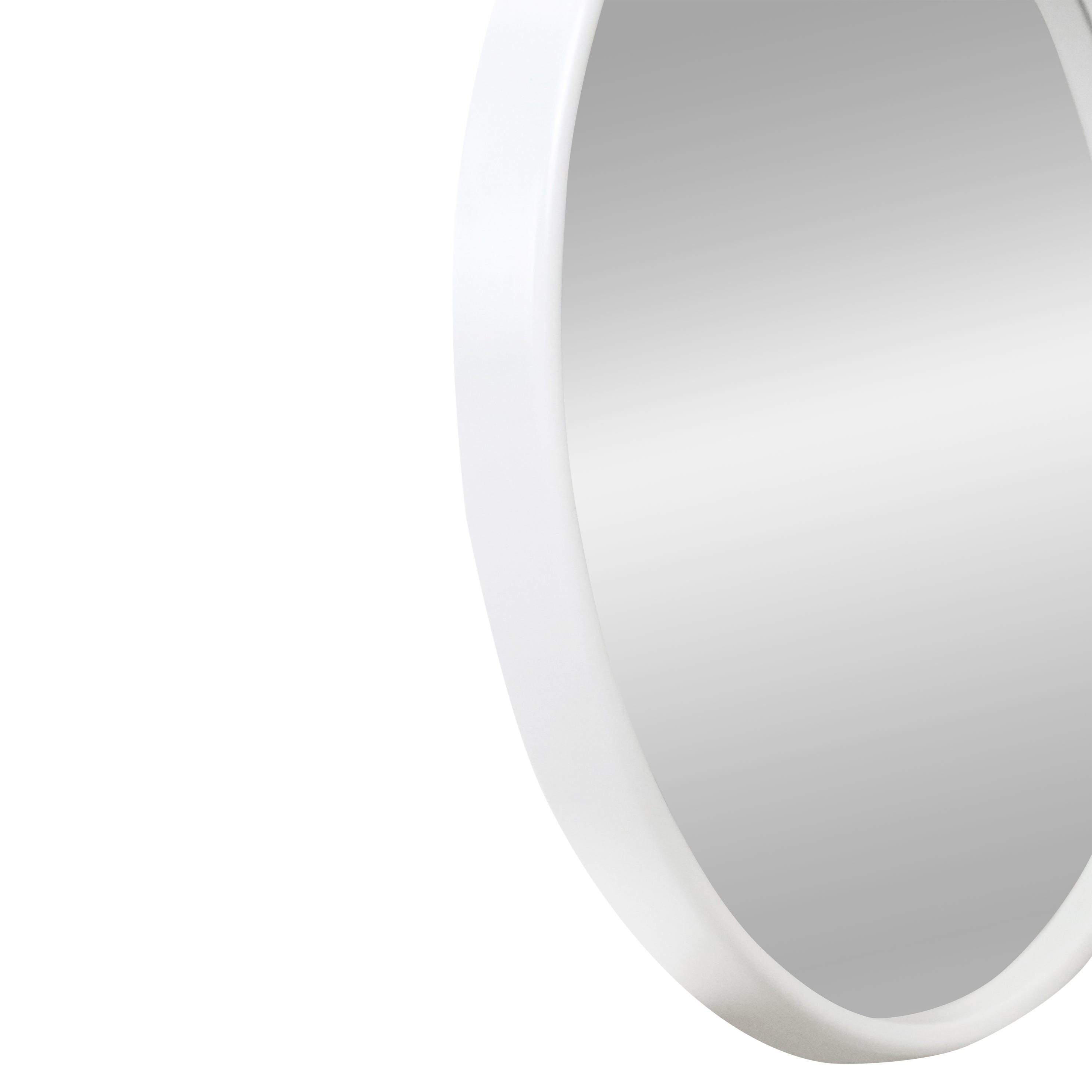 INSPIRE - Miroir rond SWEET blanc - l.39 x H.39 cm - Polypropylène recyclé - Blanc - 5