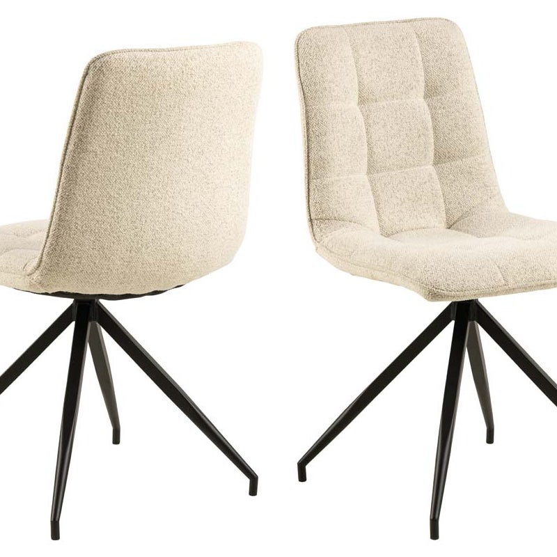 Capone krzesło stołowe beżowy.