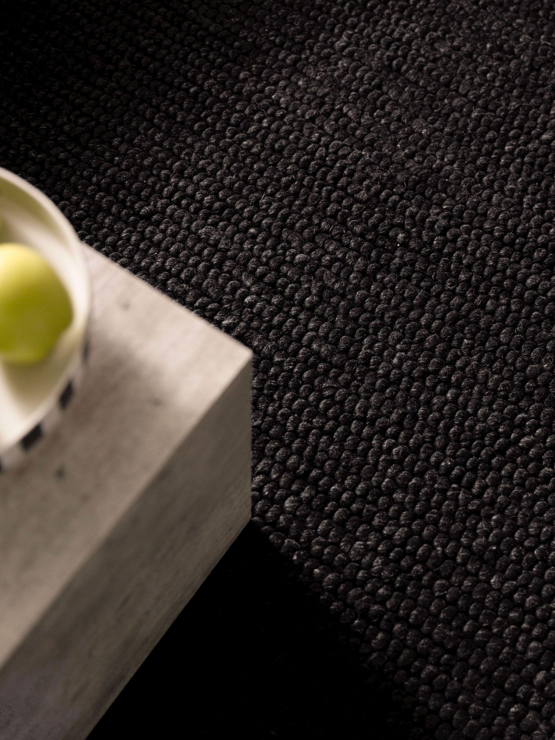 BENUTA - Tapis de laine Beads anthracite 120x170 cm - 3