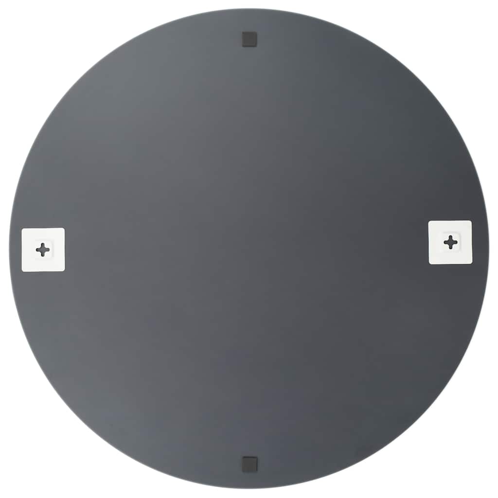 Espelho de parede redondo de vidro 60 cm- COMFORTXL - 4