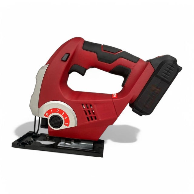 Seghetto alternativo a batteria 18V con taglio legno 6 cm e interruttore di sicurezza