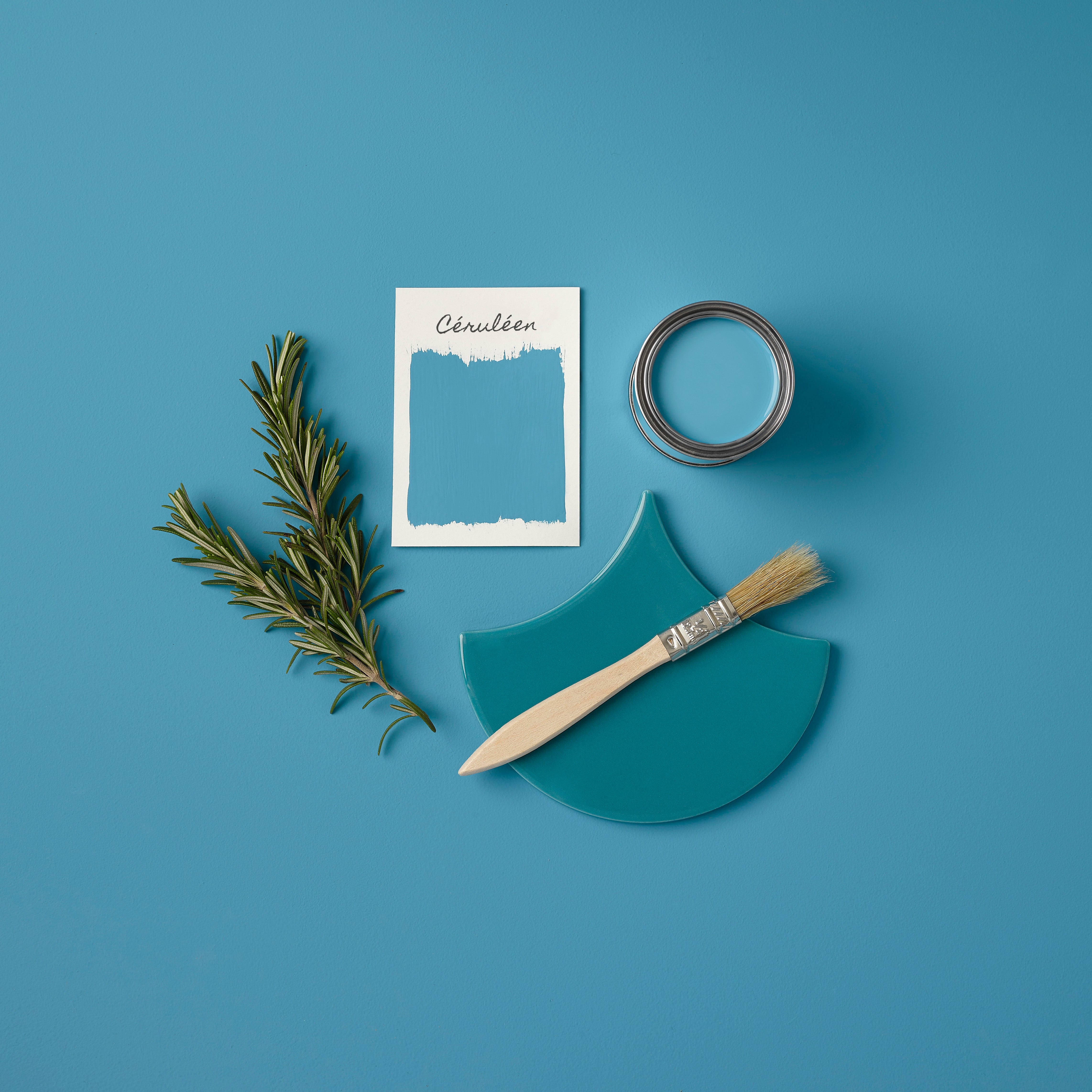 Peinture Bleue pour Meubles Chalky Mat Poudré RUST-OLEUM - Céruléen 750ml (10,5m² avec un pot) - 4