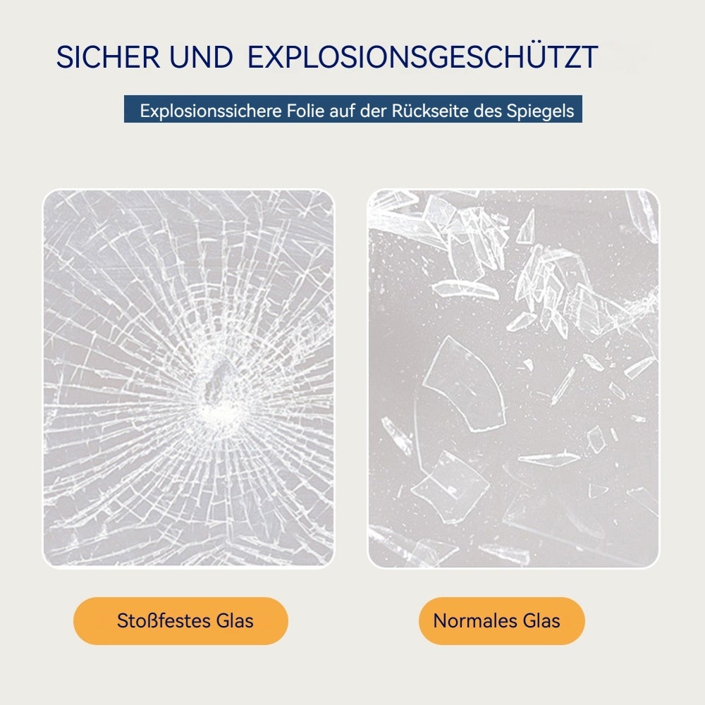 Miroir Rond LED 80cm Salle de Bain avec Éclairage Dimmable, Anti-Buée, 3 Températures de Couleur, Miroir Maquillage Moderne - 9