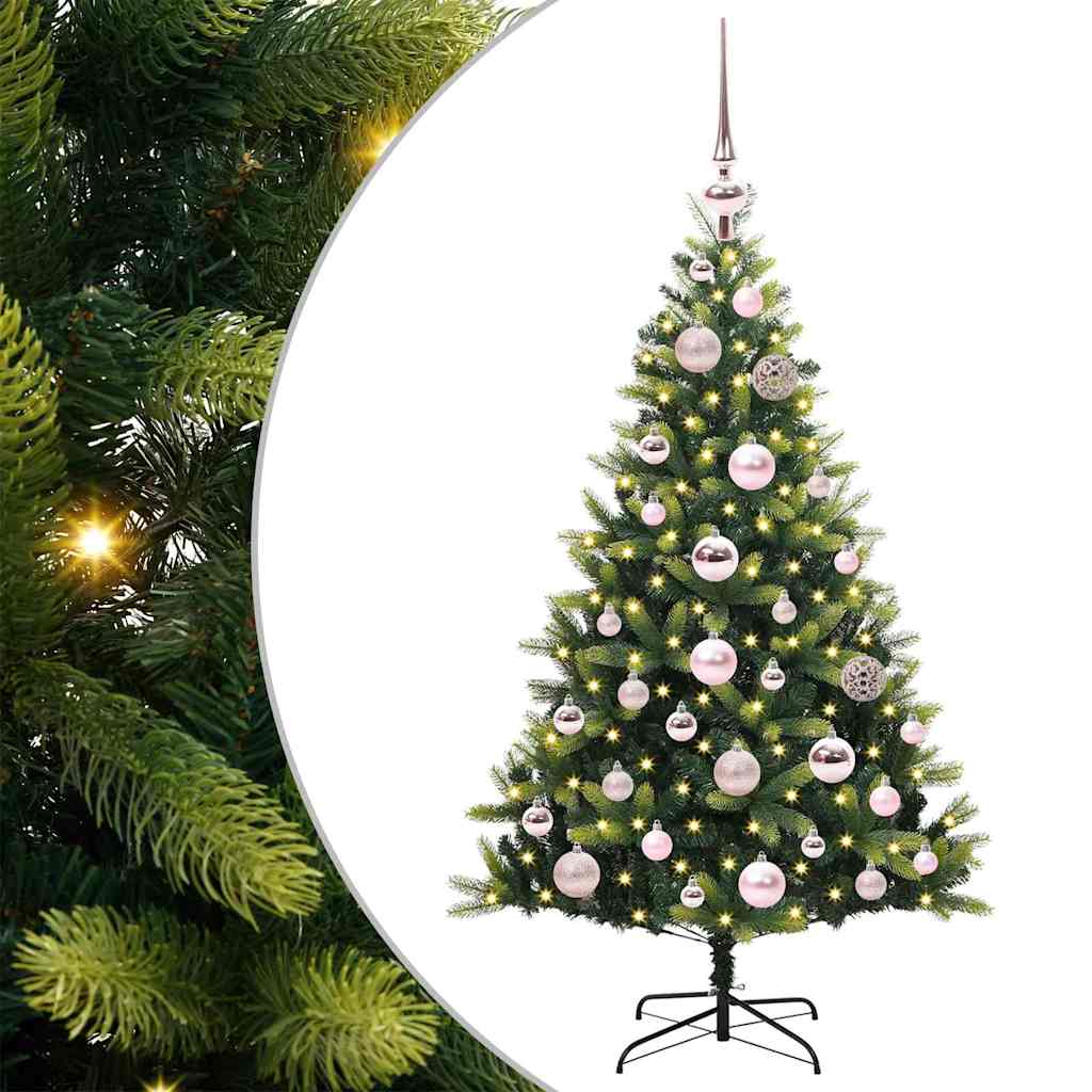 Sztuczna skandynawska choinka z zawiasami 150 LED 120 cm