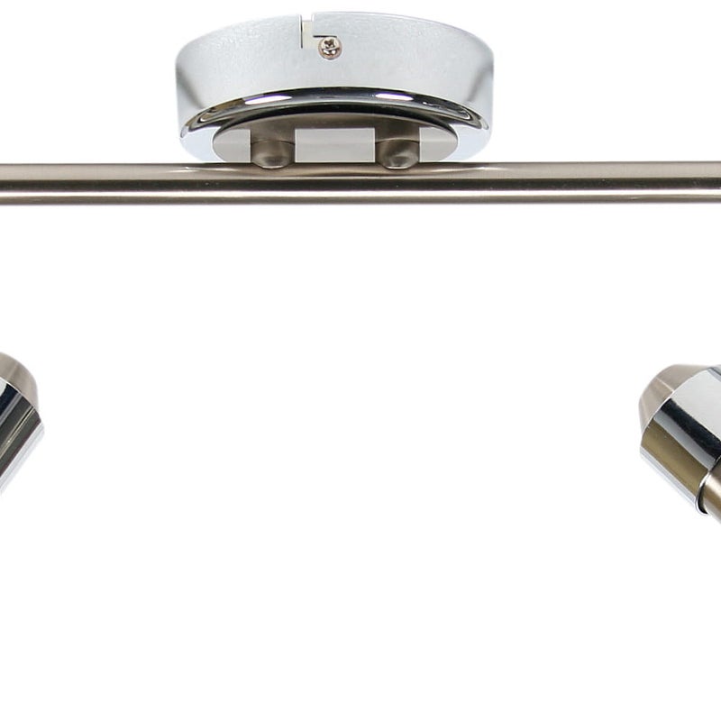 Reflektor sufitowy spot natynkowy Arkon listwa srebrno-chromowany 2xGU10x50W wym: 33 x 9 cm metal Candellux