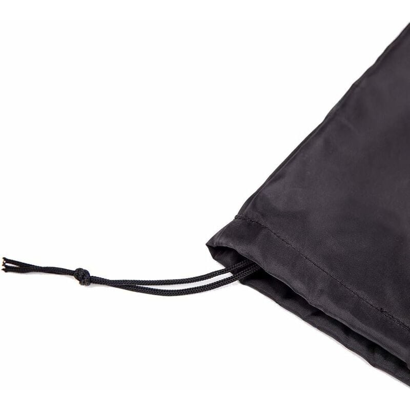 Housse de Fauteuil Suspendu 190x115cm Noir - Protection Imperméable Contre Eau et Poussière pour Chaise Jardin Rotin Osier - 5