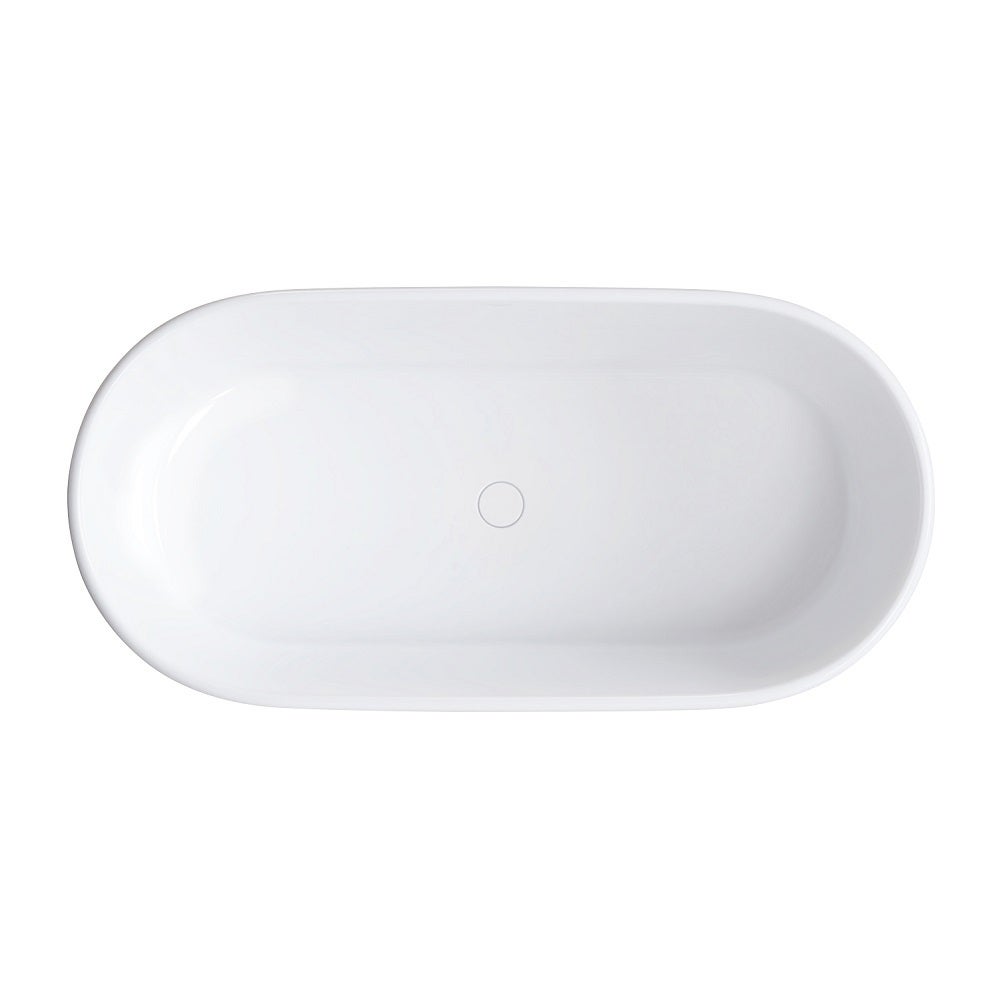 baignoire îlot OMNIRES CLASSICA M+ 160X79 CM couleur : blanc finition : brillant bonde et siphon inclus - 3