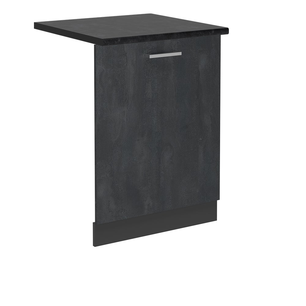 Vicco Panel przedni zmywarki R-Line, Czarny beton, 60 cm , BP Antracyt