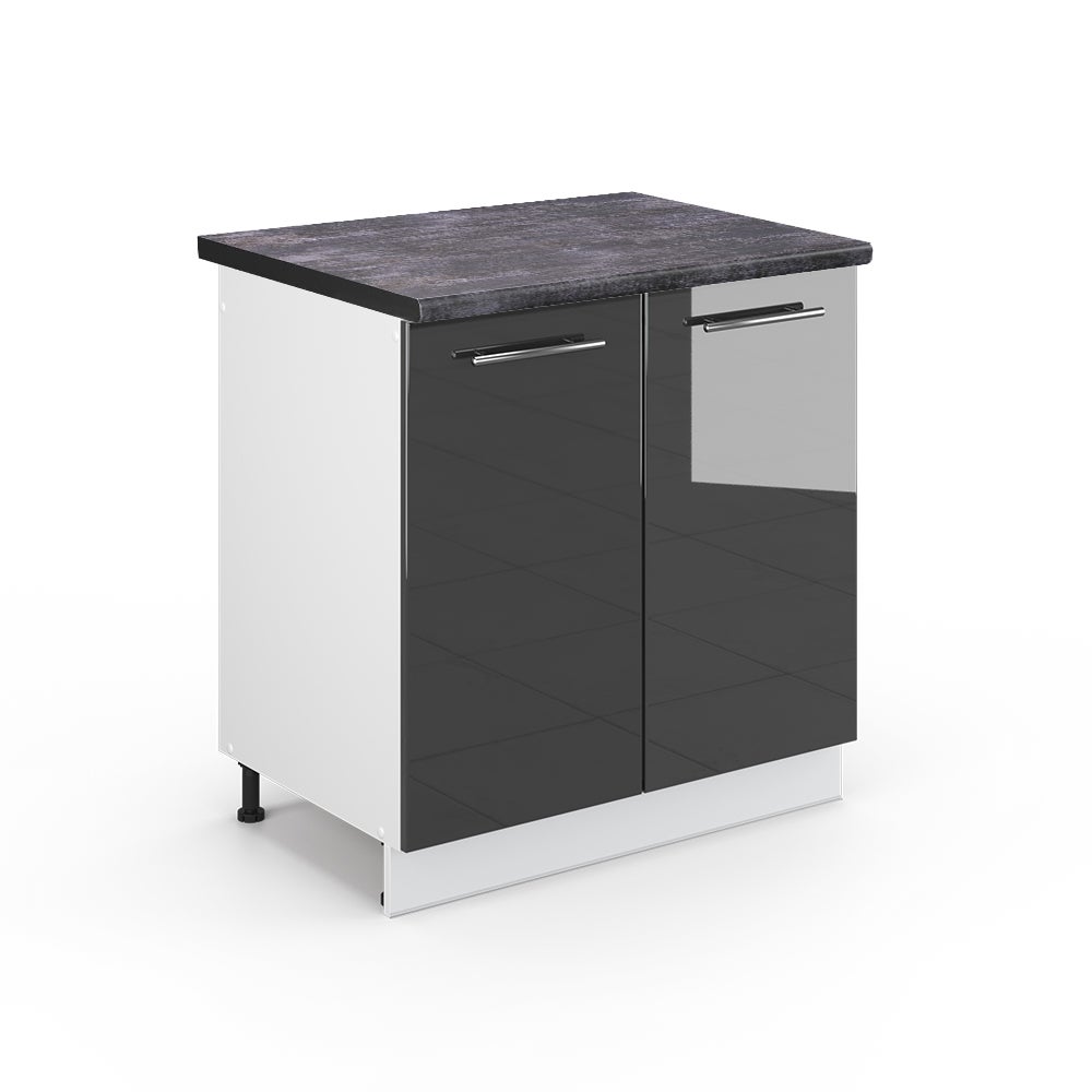 Vicco Szafka pod zlew Fame-Line, Antracyt wysoki połysk, 80 cm , BP Antracyt