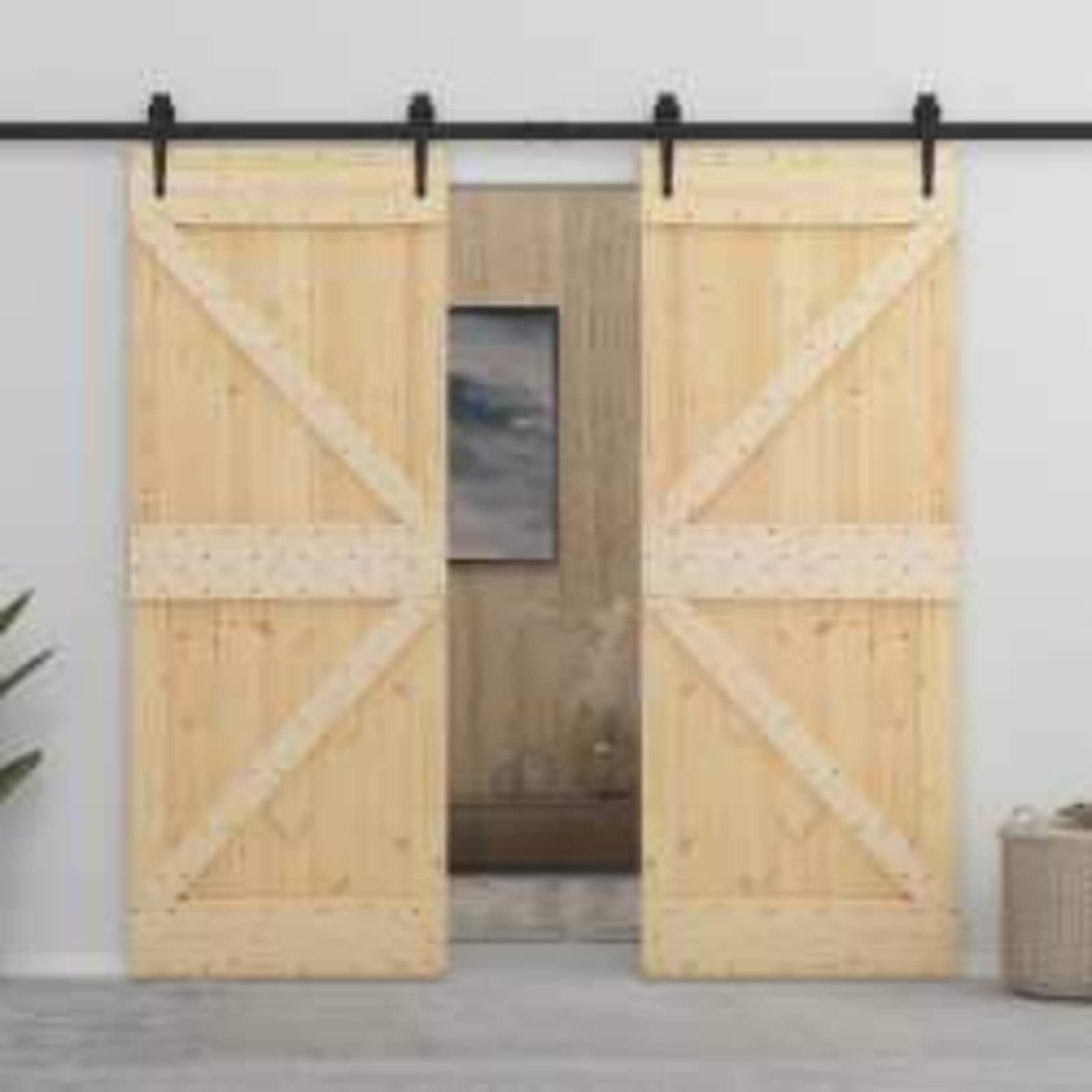 Porta NARVIK Naturale 80 x 210 cm Legno di pino solido vidaXL - 5