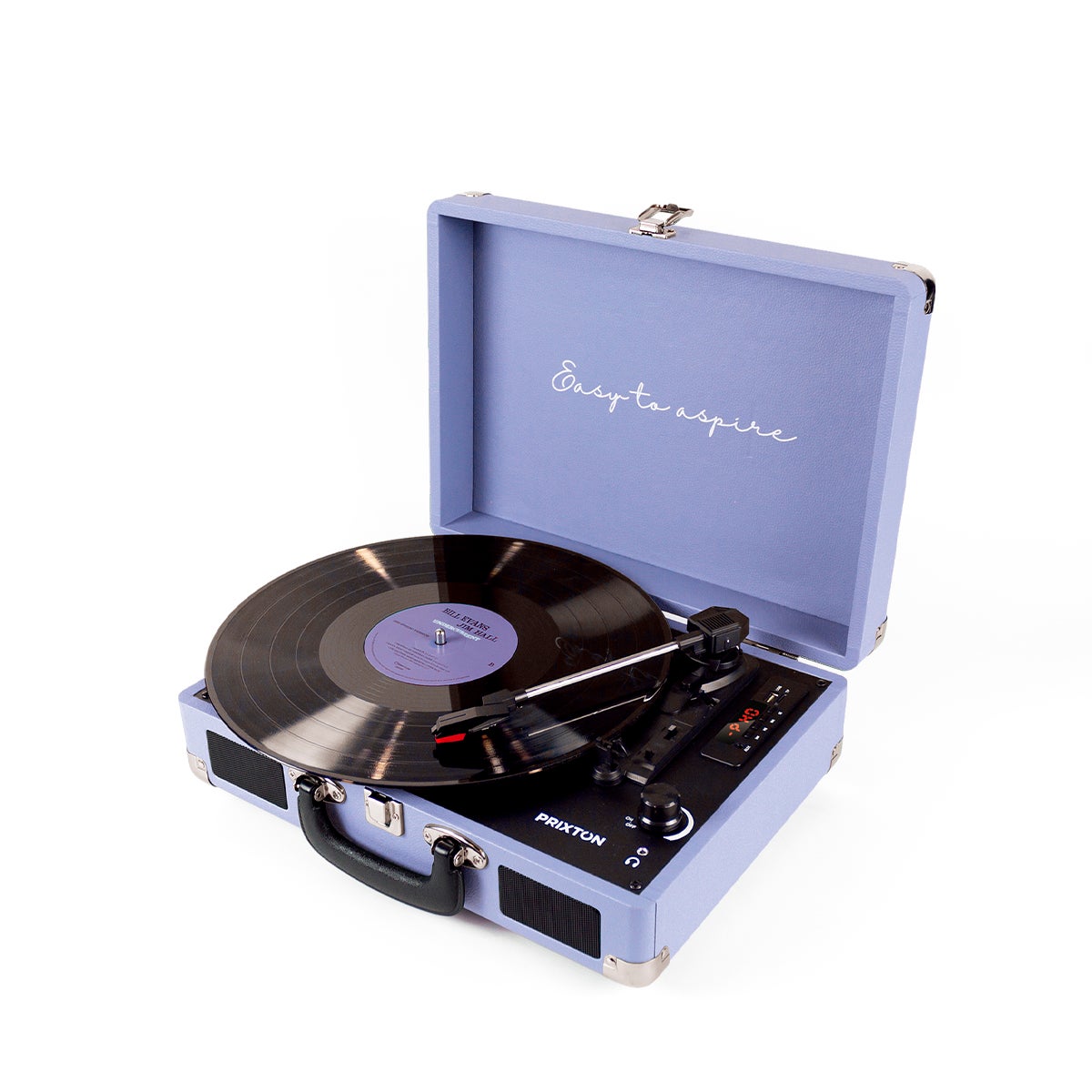 Giradischi Studio Deluxe PRIXTON - Riproduce Vinili, Bluetooth, USB, SD, Radio FM, Con Funzione Di Registrazione Digitale