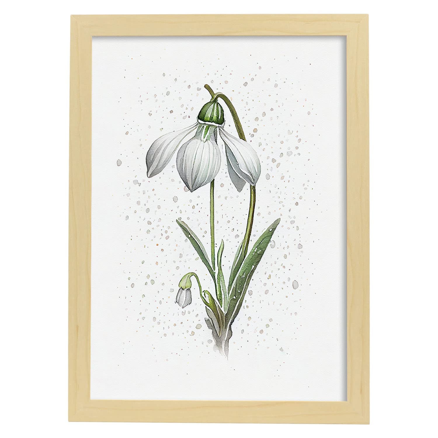 Nacnic Mela Cotogna Poster In Stile Acquerello Di Frutta Sfondo Bianco Stampe Artistiche Cucina Soggiorno Modello 1 A3 Con Cornici In Legno Chiaro 87696716