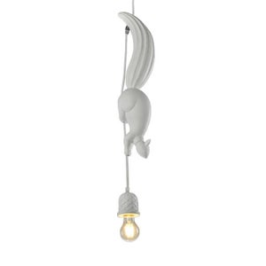 Dalber - Lampe Suspension Sirènes Mermaids Pour Chambre Enfant - Lustre Turquoise E27 - Hauteur Réglable