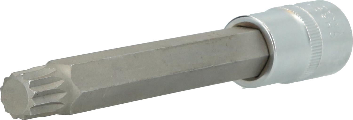BRILLIANT TOOLS Nasadka bitowa 1/2" wielowypustowa 140 mm długości M14 - BT022956