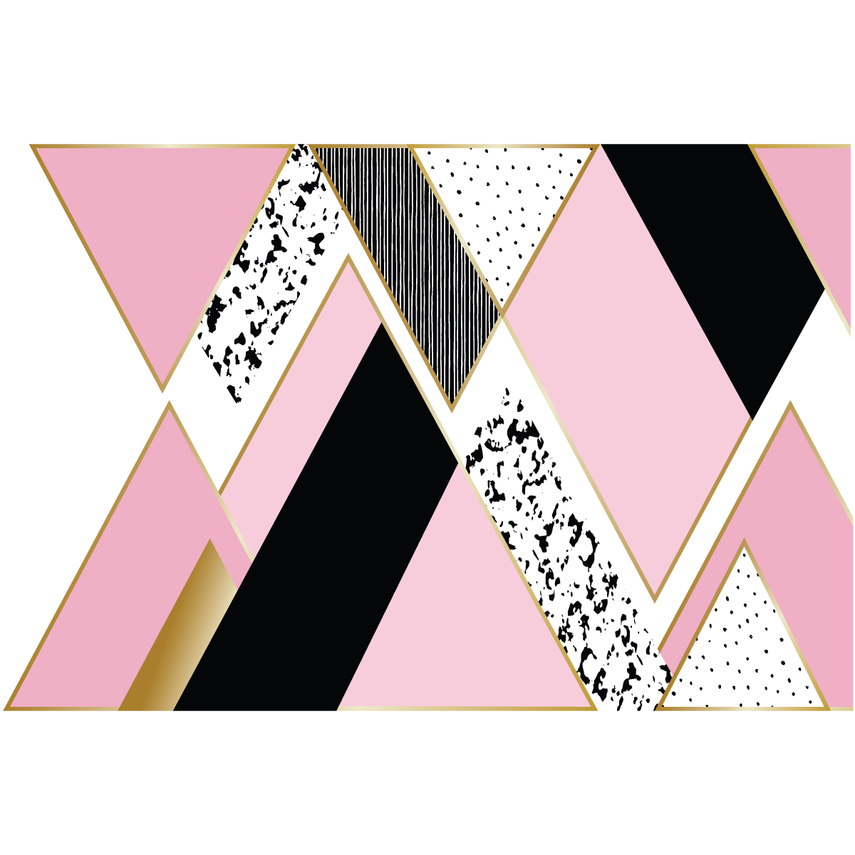 Adesivo montagna scandinavo hoggar - Sticker adesivo - adesivi murali - 60x90cm - 2