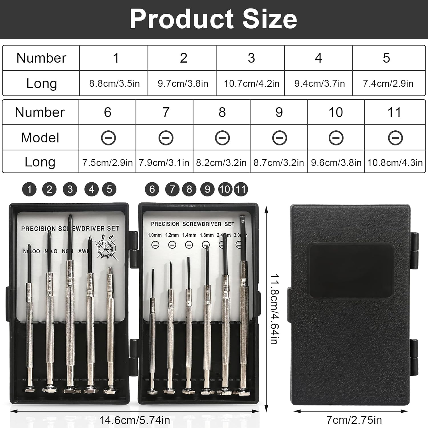 Romon Set Cacciaviti Precisione Magnetici, 122 In 1 Set Cacciaviti Set Cacciavit - Foto 13