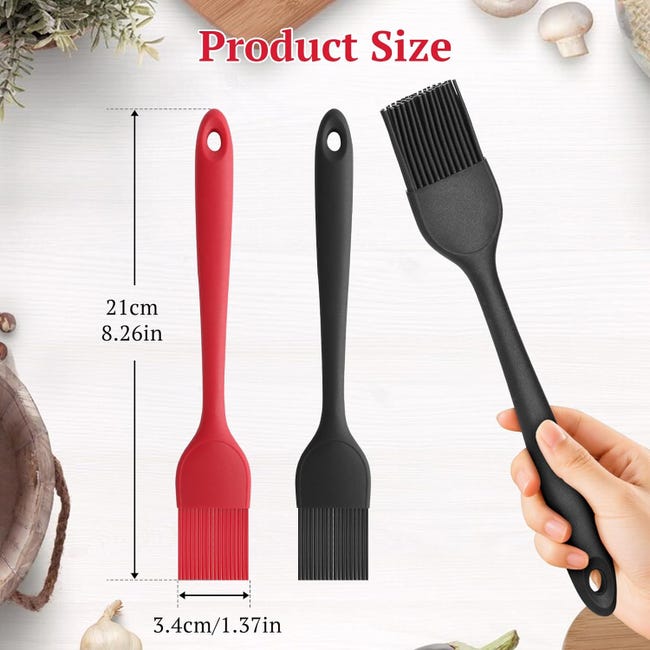 Utensili da Cucina in Silicone con Spatola in Silicone, Cucchiaio da Cucina, Pennello, Set di Utensili da Cucina con Raschietto in Silicone Mini Spatola per Mescolare Cottura e Cuocere 5 Pezzi Utensili da Cucina in Silicone con Spatola in Silicone, Cucchiaio da Cucina, Pennello, Set di Utensili da Cucina con Raschietto in Silicone Mini Spatola per Mescolare Cottura e Cuocere 5 Pezzi