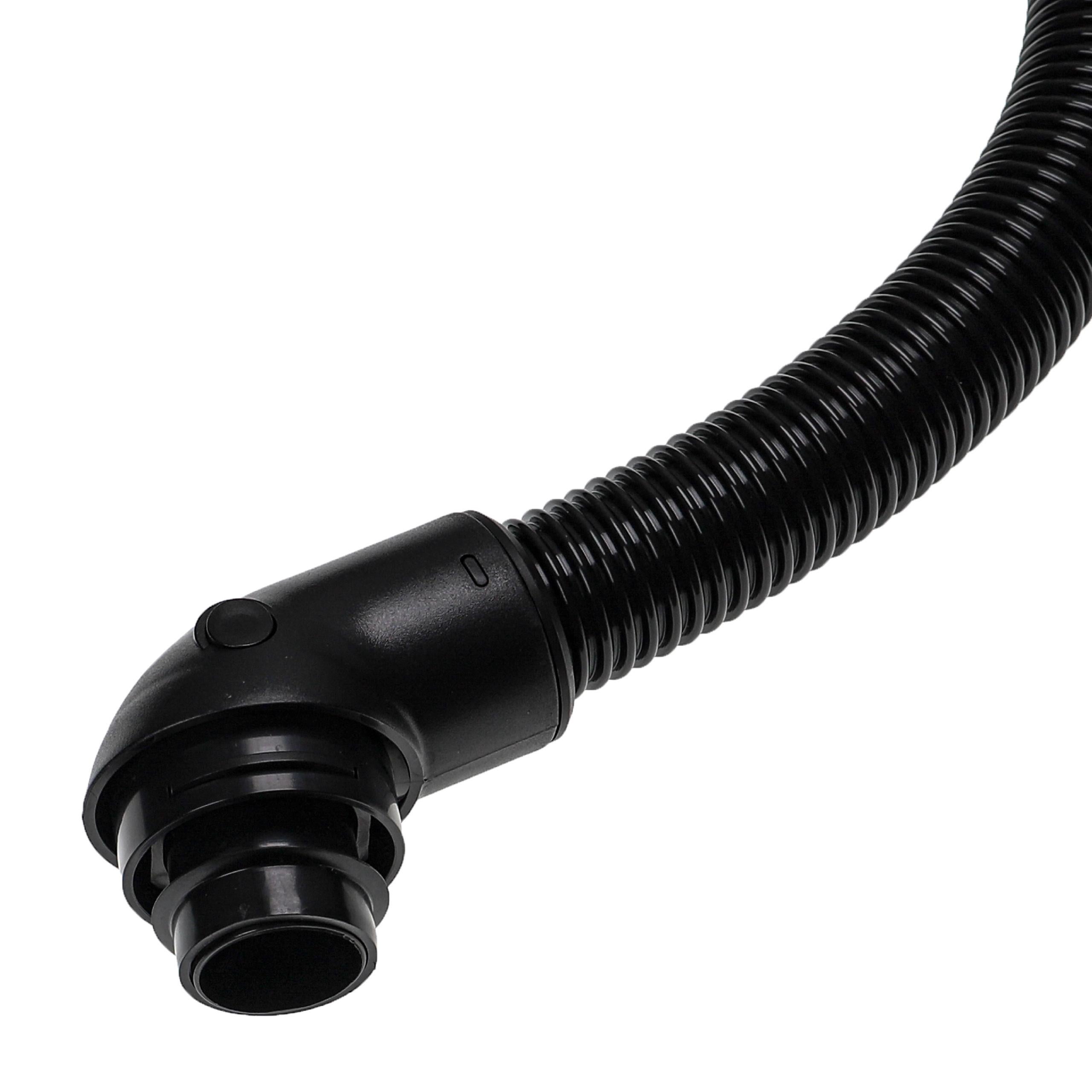 vhbw Tuyau flexible compatible avec Bosch Alpha 29, 312, 311, 25, 31, 33, 30 aspirateurs - 1,8 m, poignée, avec raccord circulaire 35 mm - 3