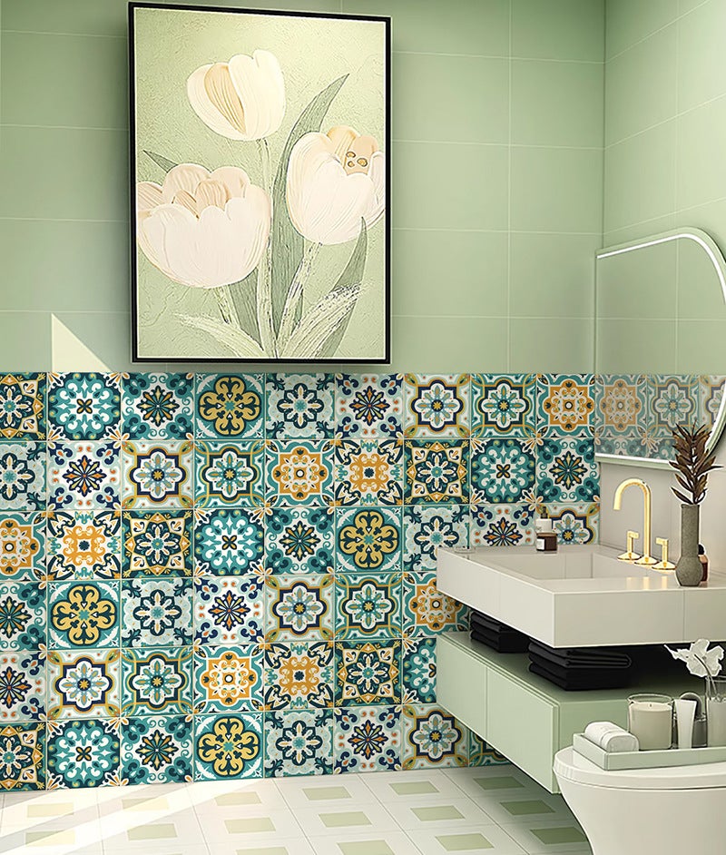 Adesivi Piastrelle Limone Per Cucina E Bagno - 16 Pezzi Autoadesivi Resistenti All'acqua - Foto 6