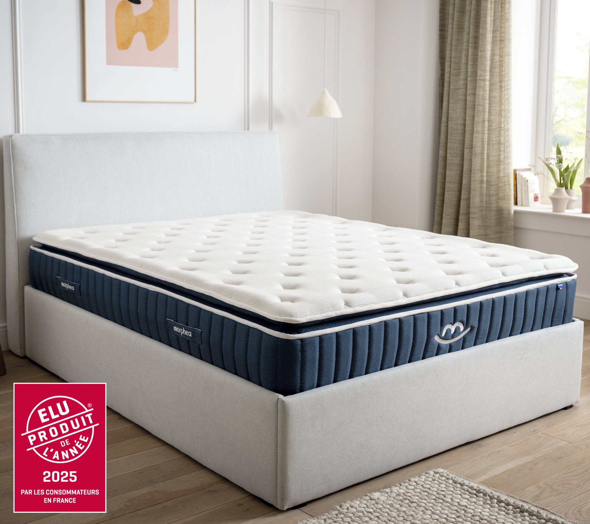 Matelas luxe hybride mémoire de forme 180x200 épais 30cm - Victoria - Morphea - 2