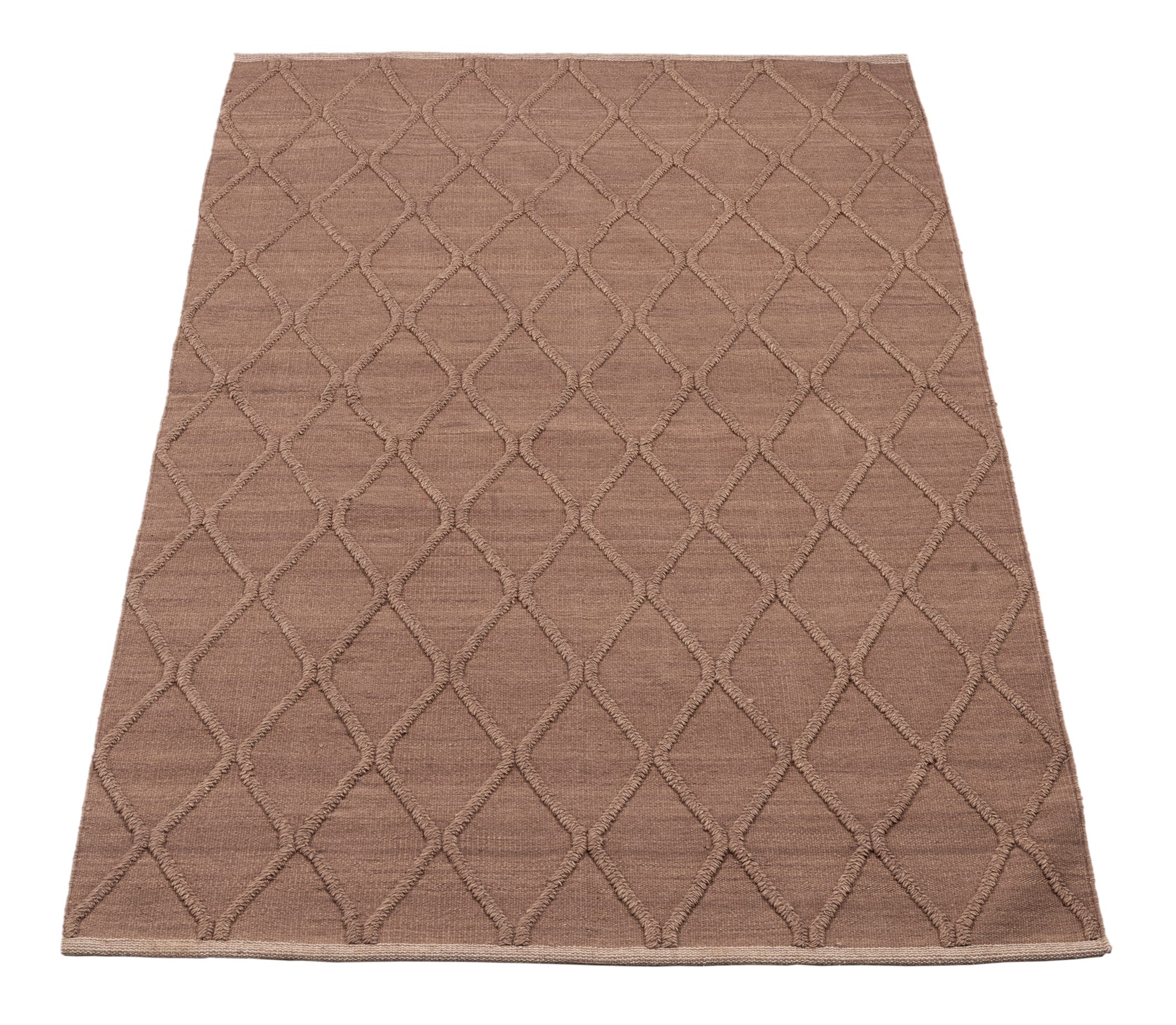 Tapis persan Heriz vintage en duvet et laine rouge brique, look rustique, noué à la main En Tapis persan Heriz vintage en duvet et laine rouge brique, look rustique, noué à la main En