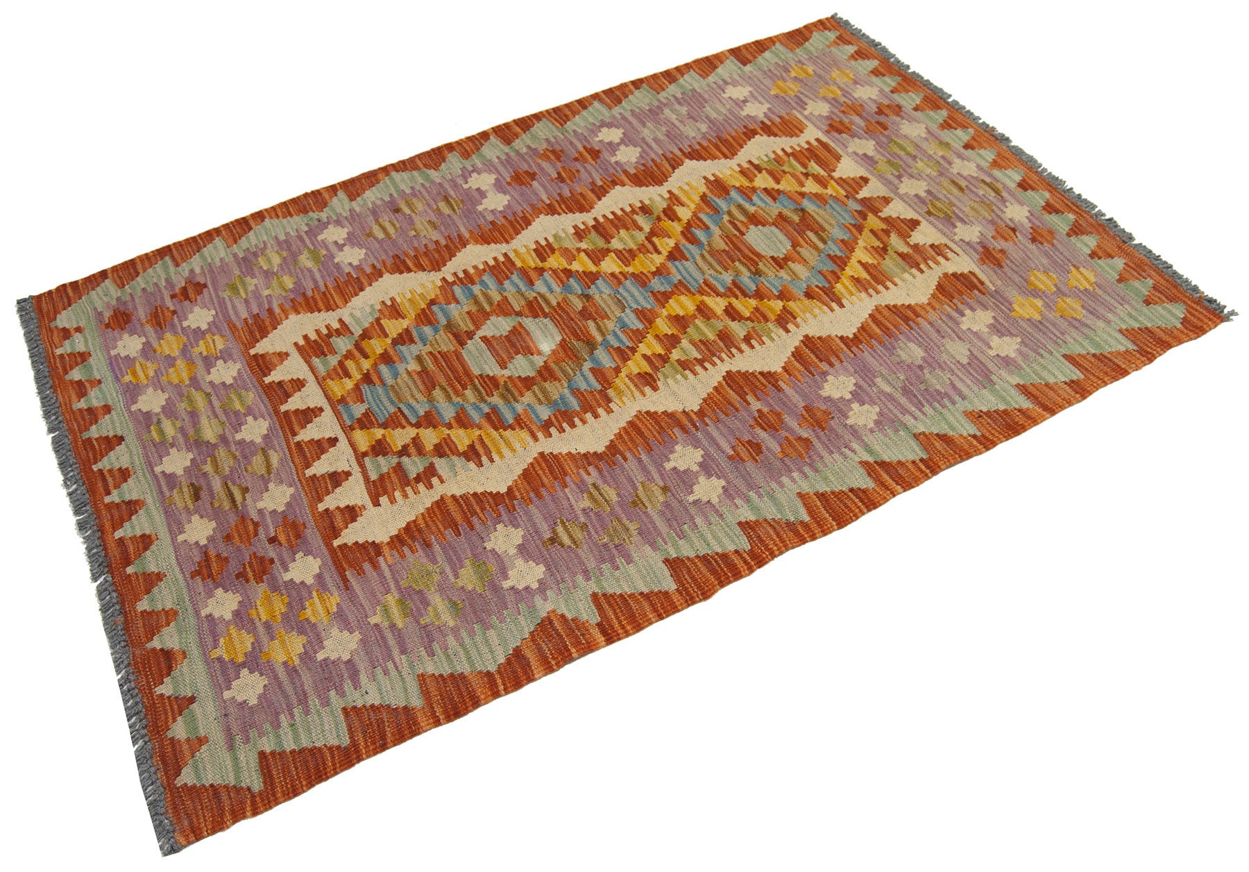128x82 cm Oryginalny, ręcznie robiony kilim Klasyczny styl Łatwy do czyszczenia