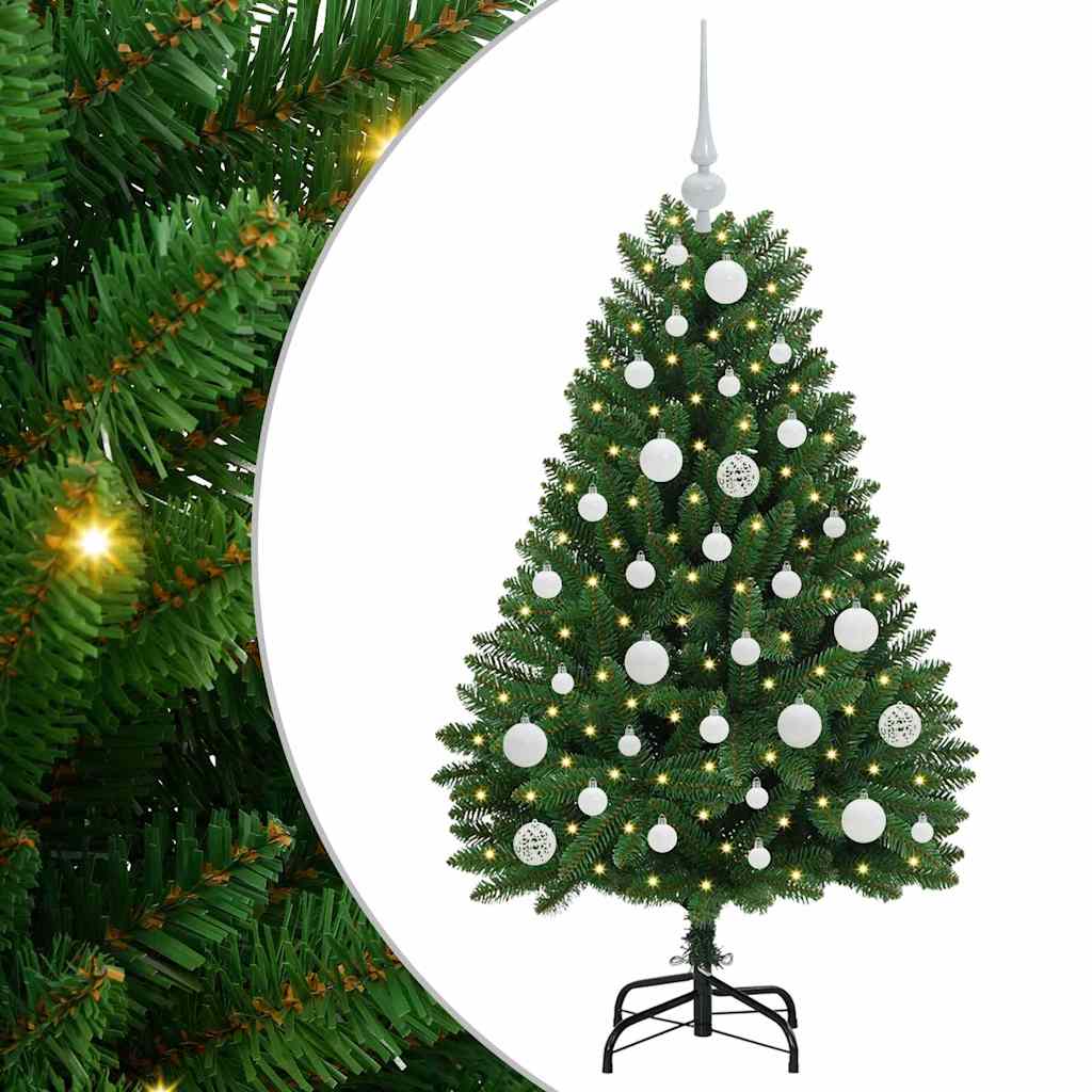 Sztuczna choinka Ze LED Lights Zielony 120 cm PVC i Metal