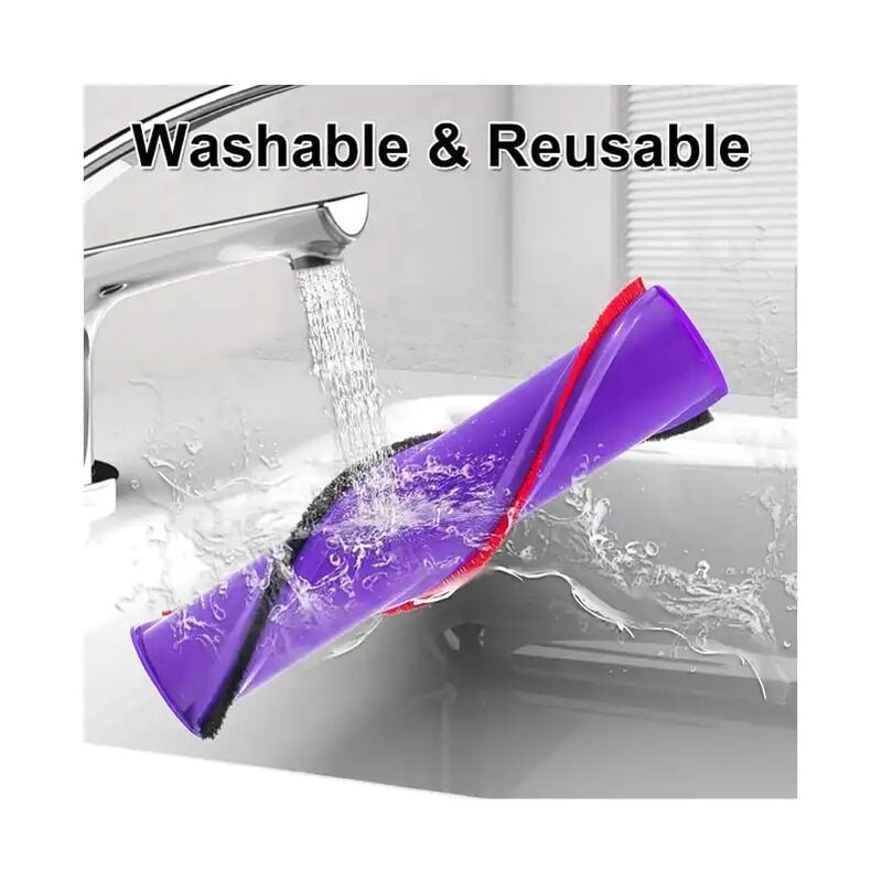 Ensemble brosse pour aspirateur, Compatible avec Dyson V7 V8 V10 V11 V15, pièce de rechange, tête électrique pour tapis bois dur SV10 SV11 SV12 SV14 - 3