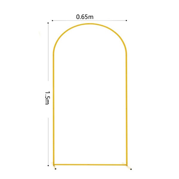 Elegante supporto curvo per sfondo ad arco nuziale, per interni ed esterni, a mezza luna, con supporto per fiori da giardino, ideale per matrimoni, feste di compleanno, anniversari, 2,1 m + 2,4 Elegante supporto curvo per sfondo ad arco nuziale, per interni ed esterni, a mezza luna, con supporto per fiori da giardino, ideale per matrimoni, feste di compleanno, anniversari, 2,1 m + 2,4