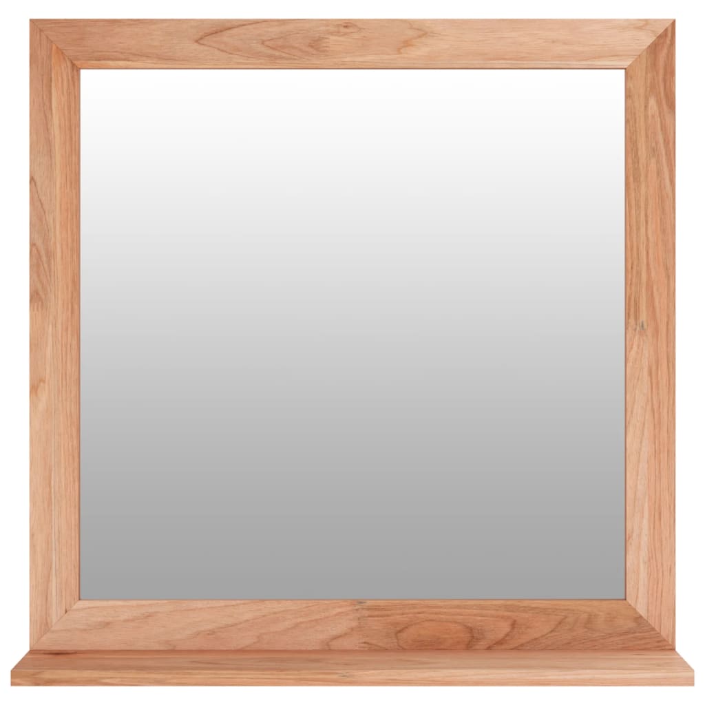 Miroir mural 55x55 cm Bois massif de noyer vidaXL - 6