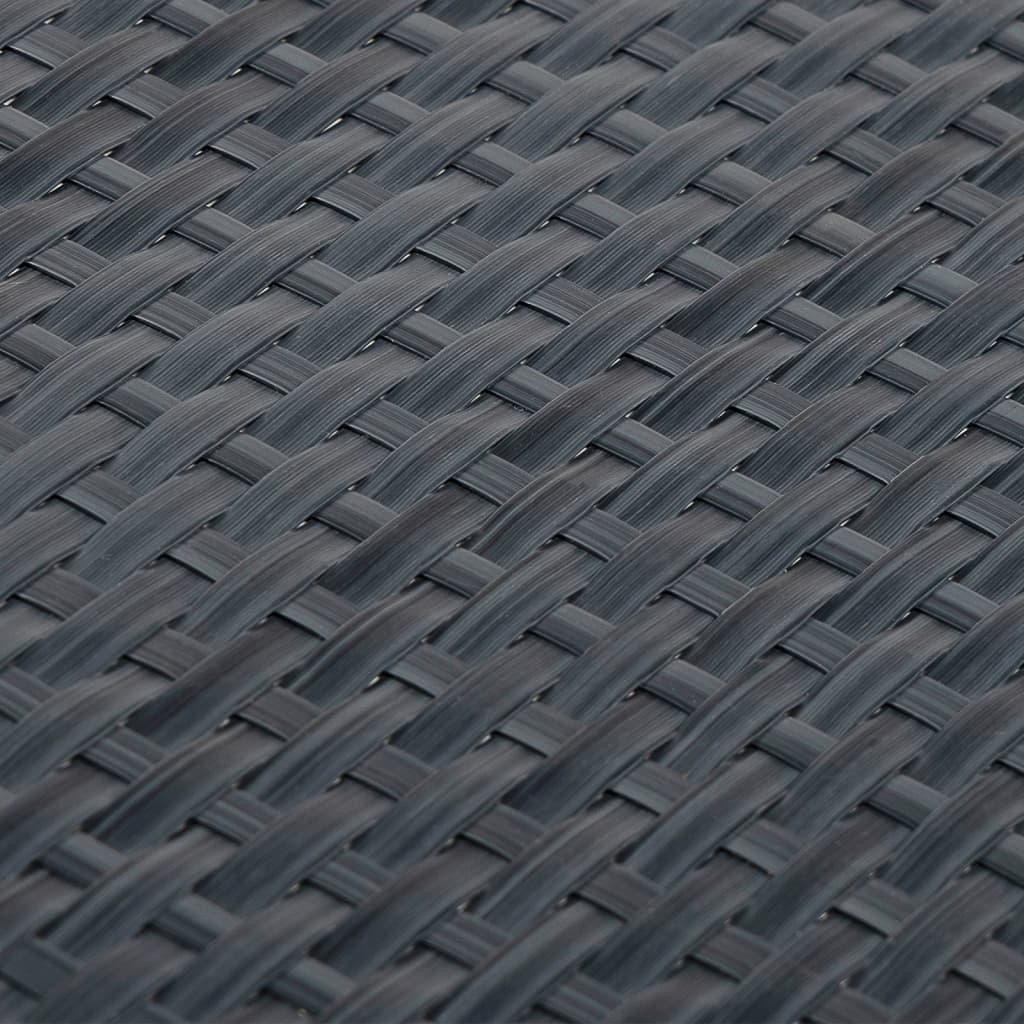 Toldo para balcón de ratán sintético gris antracita 500x90 cm - COMFORTXL - 6