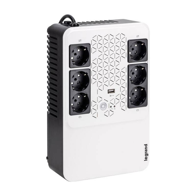 Legrand - Onduleur Keor multiplug avec 6 prises de courant 2P+T et disjoncteur intégré - 800VA 480W - 310084 - 2