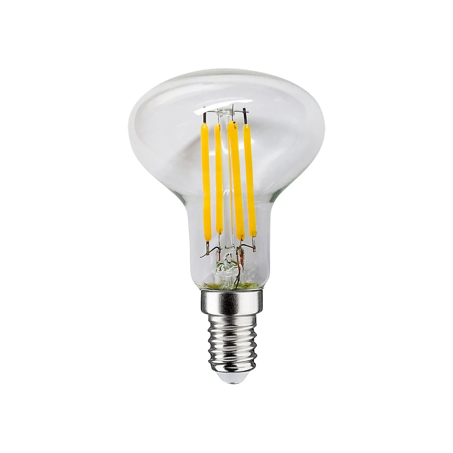 4w R50 Ampoule LED à Filament E14 R50 4W 4000K 400lm IP20 Transparente | Leroy ...