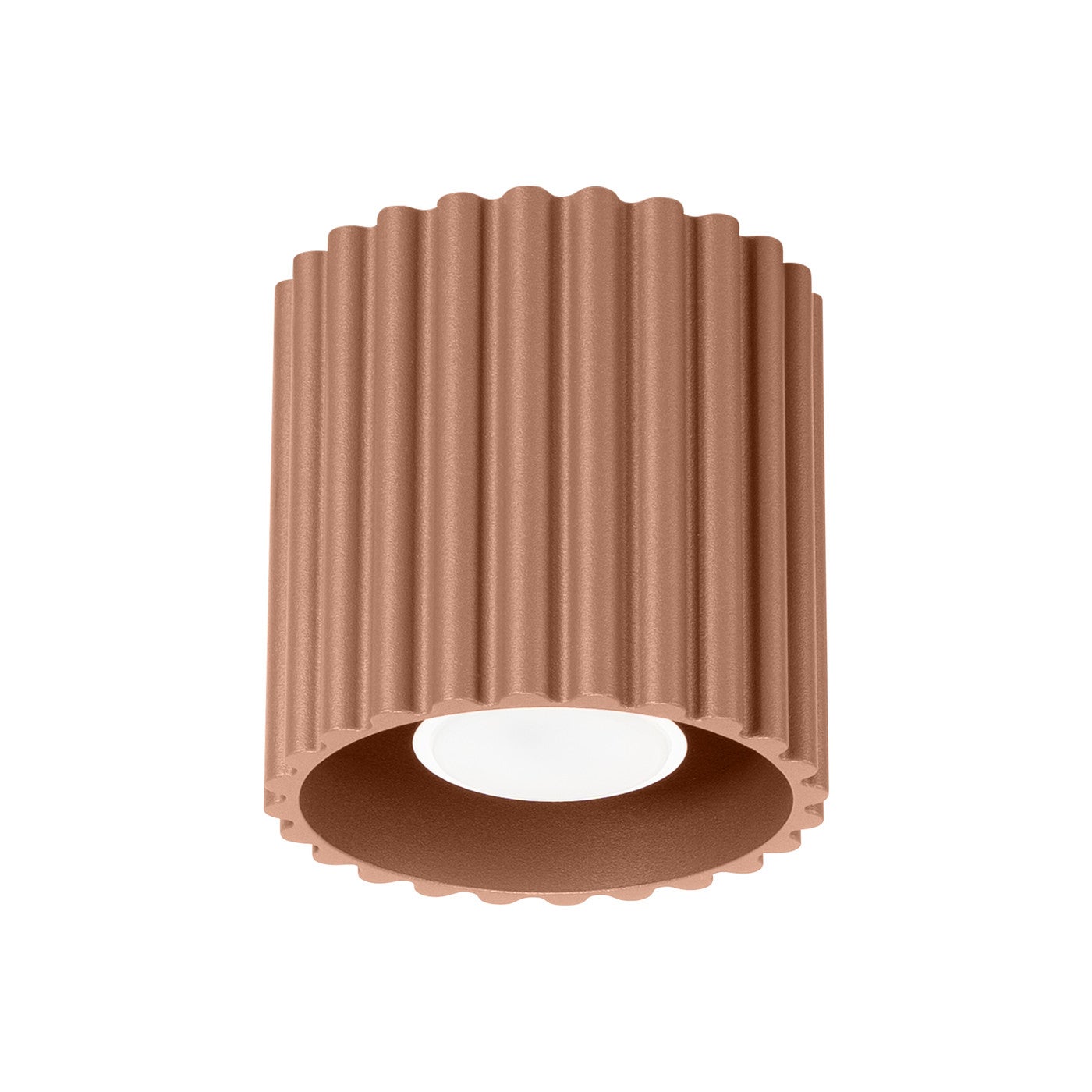 Reflektor sufitowy Spot AURA mocca 1xGU10x10W wym: 10 x 10 x 10 cm IP20 Sollux Lighting