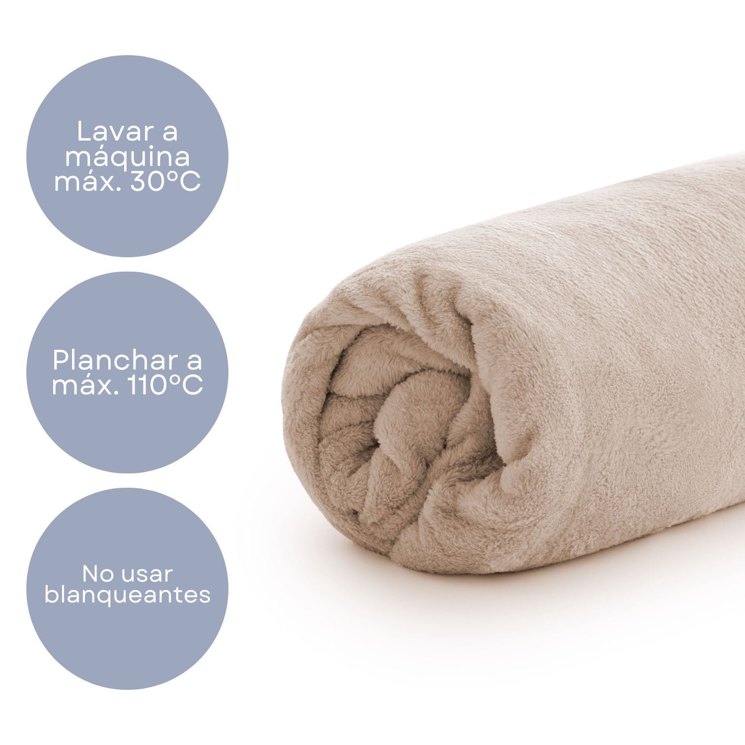 Sábana Bajera Ajustable Coralina Beige Cama 90cm Donegal Collections - 4