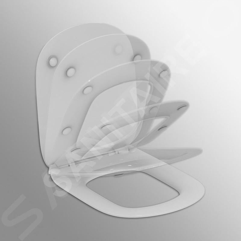 Coprisedile copriwater sovrapposto iCon slim bianco - GEBERIT - 3