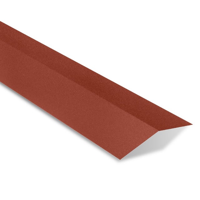 Faîtière double pour tôle tuile BACACIER Tuile R® | 2100 mm Longueur Brun mat