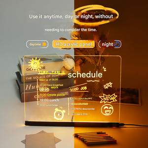 Tableau à Dessin Lumineux LED Pour Enfants - Rechargeable USB-C, 7 Stylos De Couleur, 22x15cm - Avec Histoires Et Modèles - Cadeau Créatif