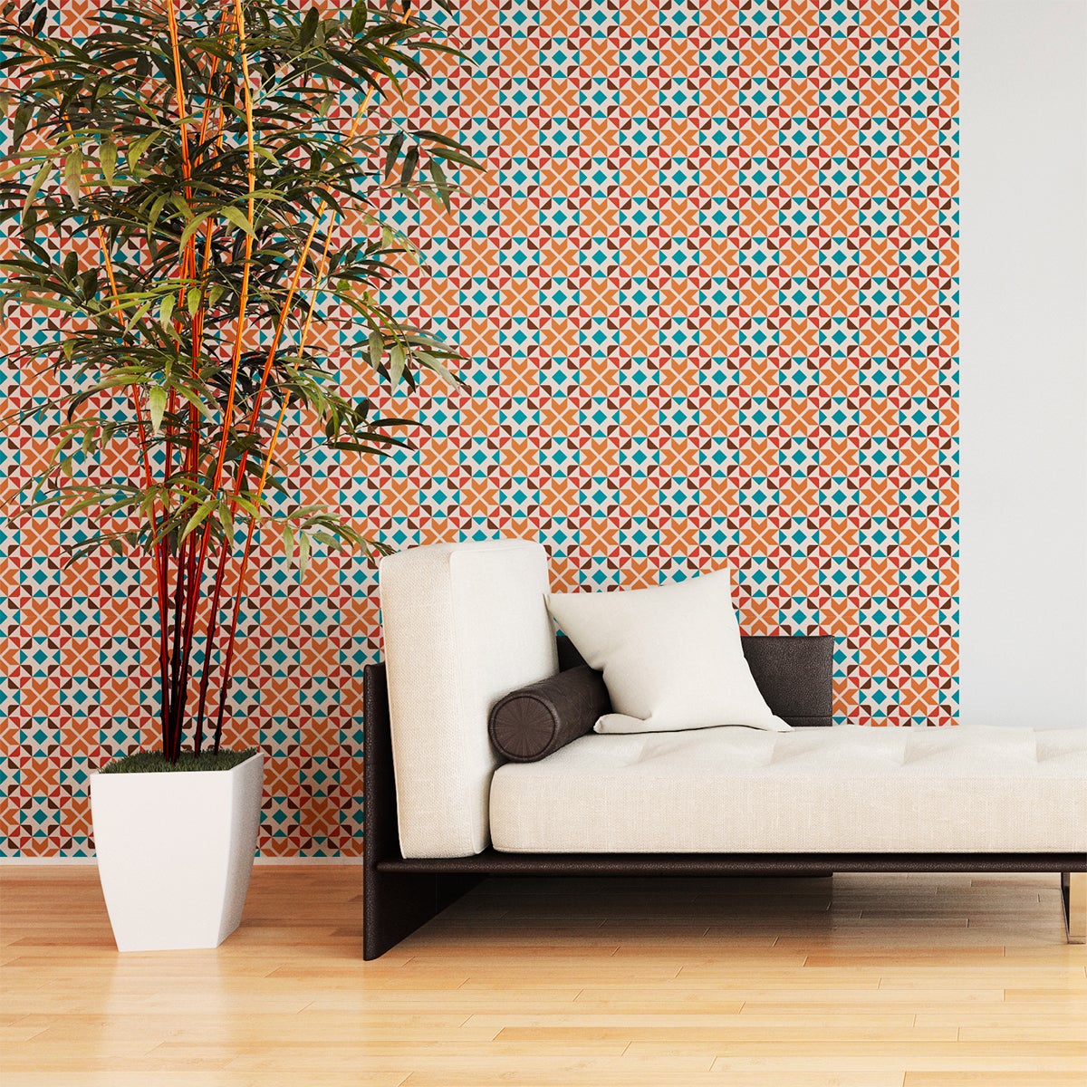 Adesivo arazzo scandinavo hans - Sticker adesivo - adesivi murali - 60x60cm - 3