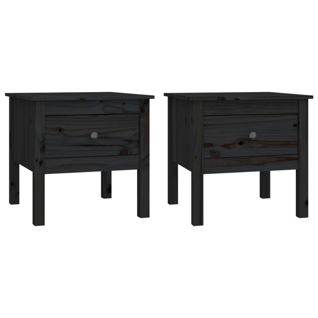 VidaXL Tavolino Miele 50x50x49 Cm In Legno Massello Di Pino, Stile Salvaspazio