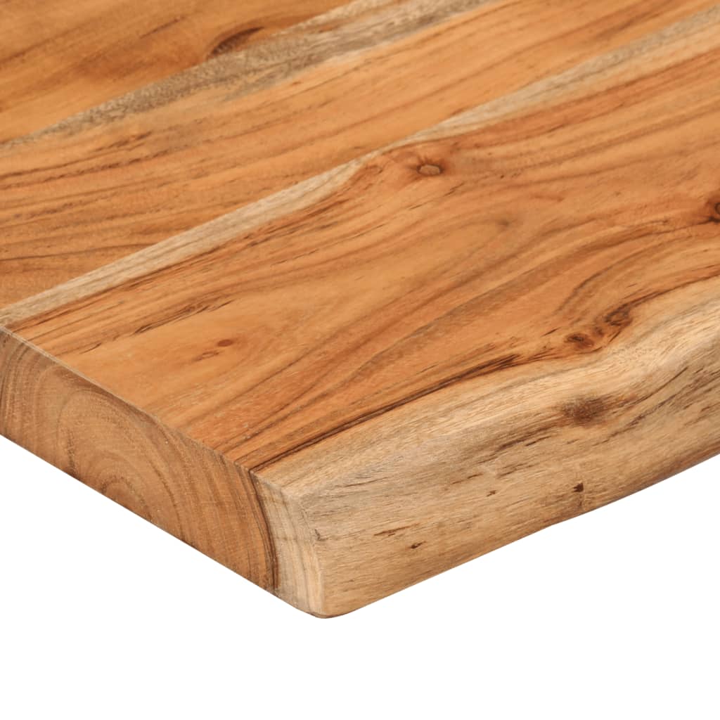 Étagère murale | Étagère flottante | Étagères de rangement rectangulaire massif acacia bordure assortie CFW95319 - 7