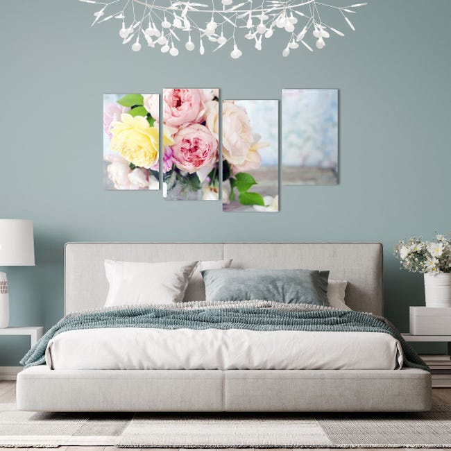 Rose vintage shabby 2 QUADRO MODERNO 152x78 QUADRI FIORI QUADRI TELA Rose vintage shabby 2 QUADRO MODERNO 152x78 QUADRI FIORI QUADRI TELA