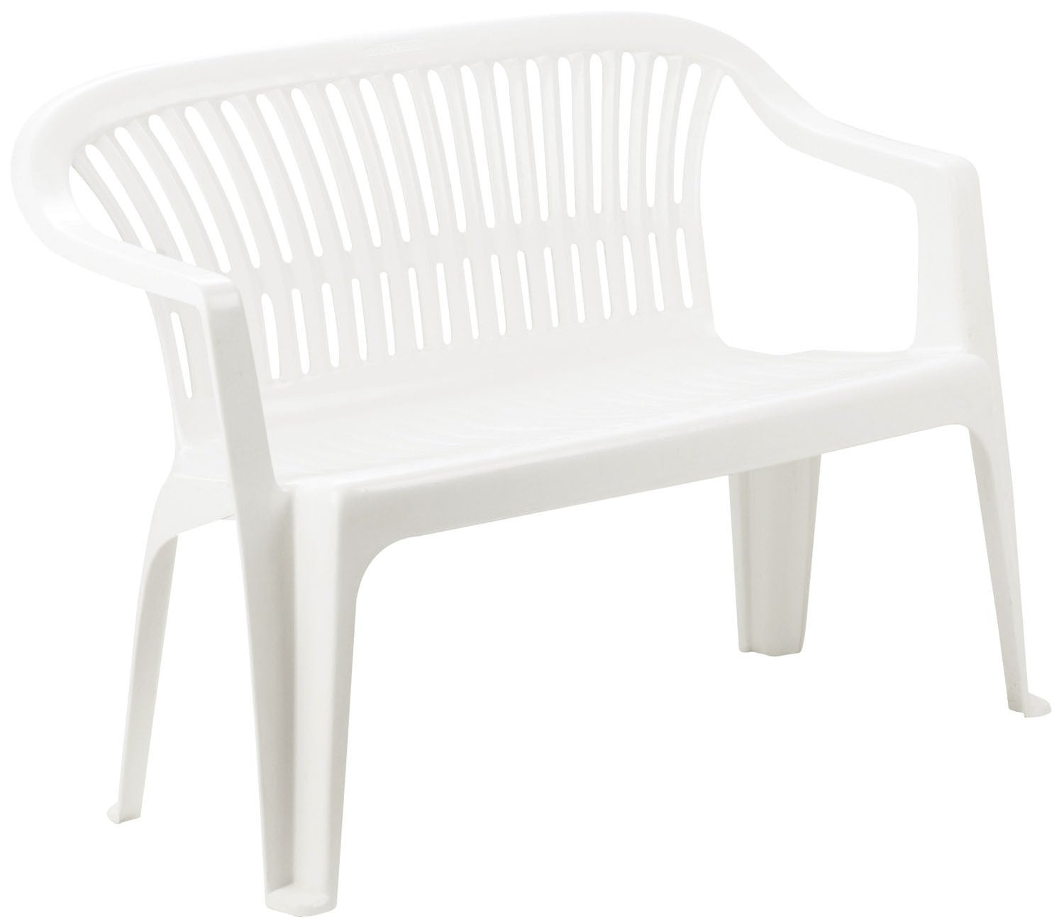 Banc Progarden White Diva en résine - 3