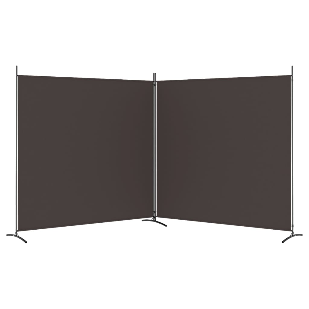 Separador de ambientes de 2 paneles, color marrón, 348 x 180 cm, de ...